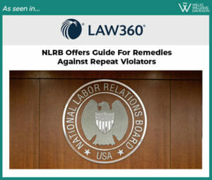Michelle Devitt Discusses NLRB’s Remedies Against Repeat Labor Law ...